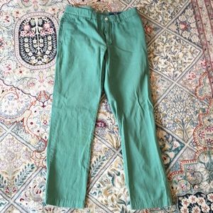 Green Vineyard Vines slim fit club pants. (32x32)